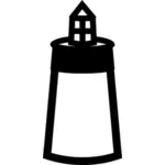 ベクター イメージの灯台の米国国立公園マップ ピクト