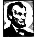 Vector image of Abraham Lincoln