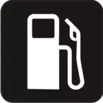 Pictogram for petrol station vector image