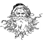 Santa hodet vektor disposisjon