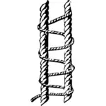 Embrochage illustration vectorielle de noeud marin