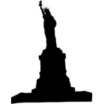 Ilustración vectorial de la estatua de la libertad