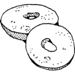 Bagels vector illustration