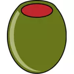 Zelené olivové vektor