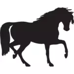 Vektor silhouette kuda