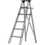 Vector image of a ladder