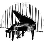 Piano vector graphics