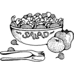 Imagen vectorial de ensalada