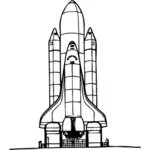 Space Shuttle-Vektor-Bild