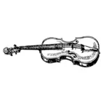 Vektorové ilustrace housle