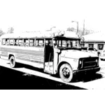 Old bus drawing