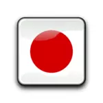 Japanska flaggan vektor