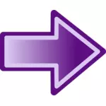紫色の矢印の形状