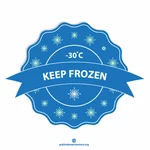 Keep frozen vector label