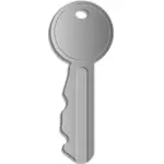 Vector graphics of weird shaped door key
