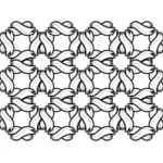 בתמונה וקטורית של רקע דפוס שחור-לבן