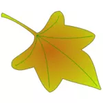 Sonbahar vektör yaprak küçük resim