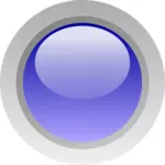 Image vectorielle de doigt taille bouton bleu