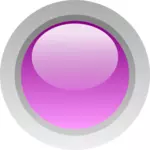 Sormenjäljen kokoinen violetti painikevektorikuva
