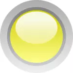 Dedo tamanho botão amarelo vetor clip-art