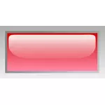 Vektorový obrázek obdélníkový lesklý červený rámeček