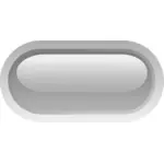 Pill shaped grey button vector drawing