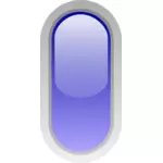 Upprätt piller formade blå knappen vektorgrafik