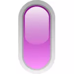 Pilule verticale en forme de dessin vectoriel de bouton violet