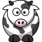 Vector image of moo cow