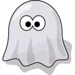 Cartoon ghost vector image