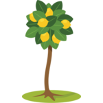 Lemon tree vector clip art | Public domain vectors