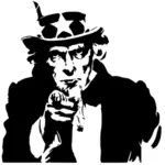 Uncle Sam vector image