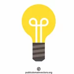 Light bulb simple icon