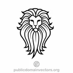 Lion des graphiques vectoriels