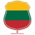 Litvanya bayrağı heraldic kalkan