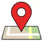 Map location icon vector image