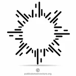 Logo design element clip de artă