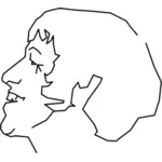 Lotte Lenya hat sanat vektör çizim
