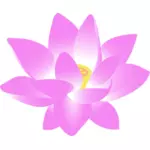 Vektorgrafikk utklipp av lotus blomst