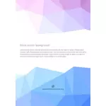Polygonal background with text