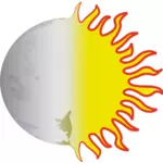 Matahari dan bulan