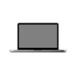 मैकबुक प्रो लैपटॉप वेक्टर छवि