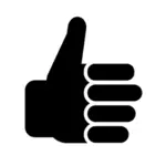 « Comme » symbole de main gauche