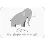 Bebê mamute