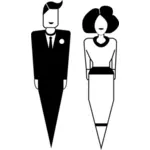 Man and woman symbols