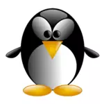 Иллюстрации мультфильм пингвин с большими глазами