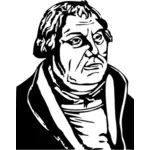Ilustração em vetor de Martin Luther