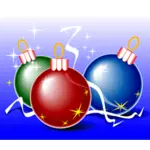 Christmas balls vector illustration