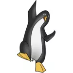 Hapy Pinguin-Vektor-Bild
