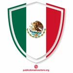 Meksiko bendera lambang heraldik